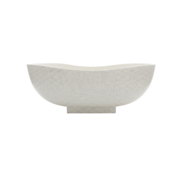 White Terrazzo Bathtub