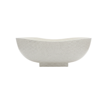 White Terrazzo Bathtub
