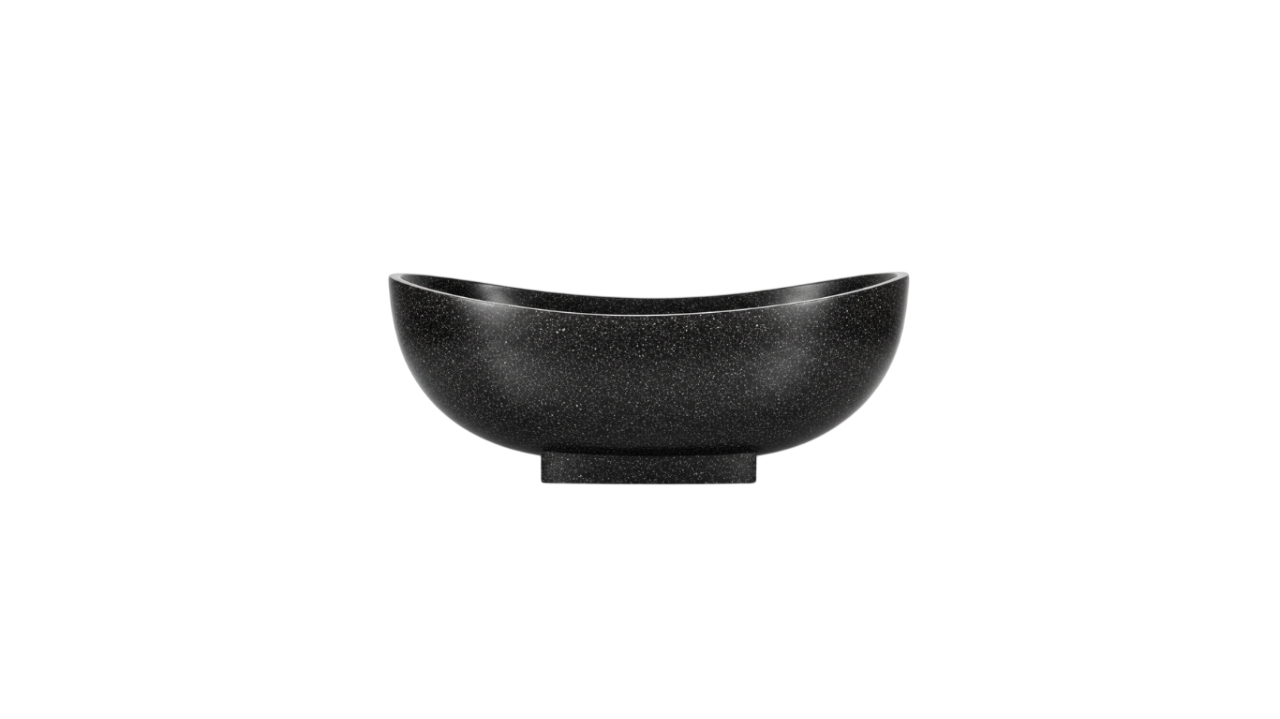 Black Terrazzo Bathtub