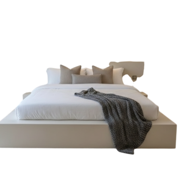 Custom Terrazzo Platform Bed